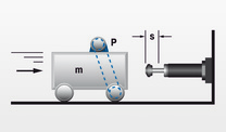 Mass with motor drive